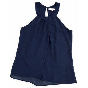 Navy Sleeveless Top